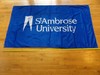 ST. AMBROSE UNIVERSITY FLAG BANNER 57" X 33" W/ BRASS GROMMETS gallery