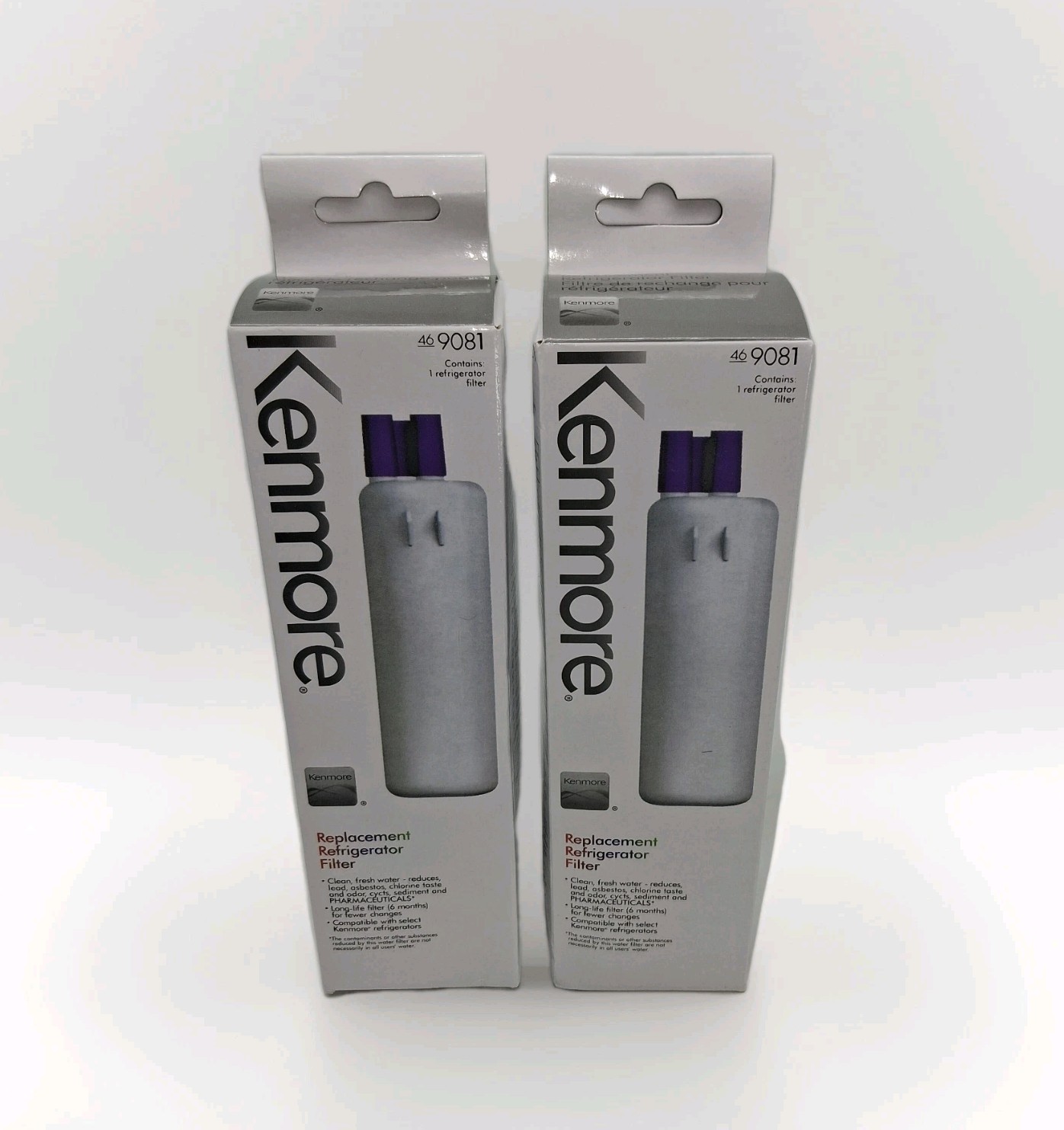 2 Pack Kenmore 469081 Refrigerator Water Filter 9081 46-9081 gallery