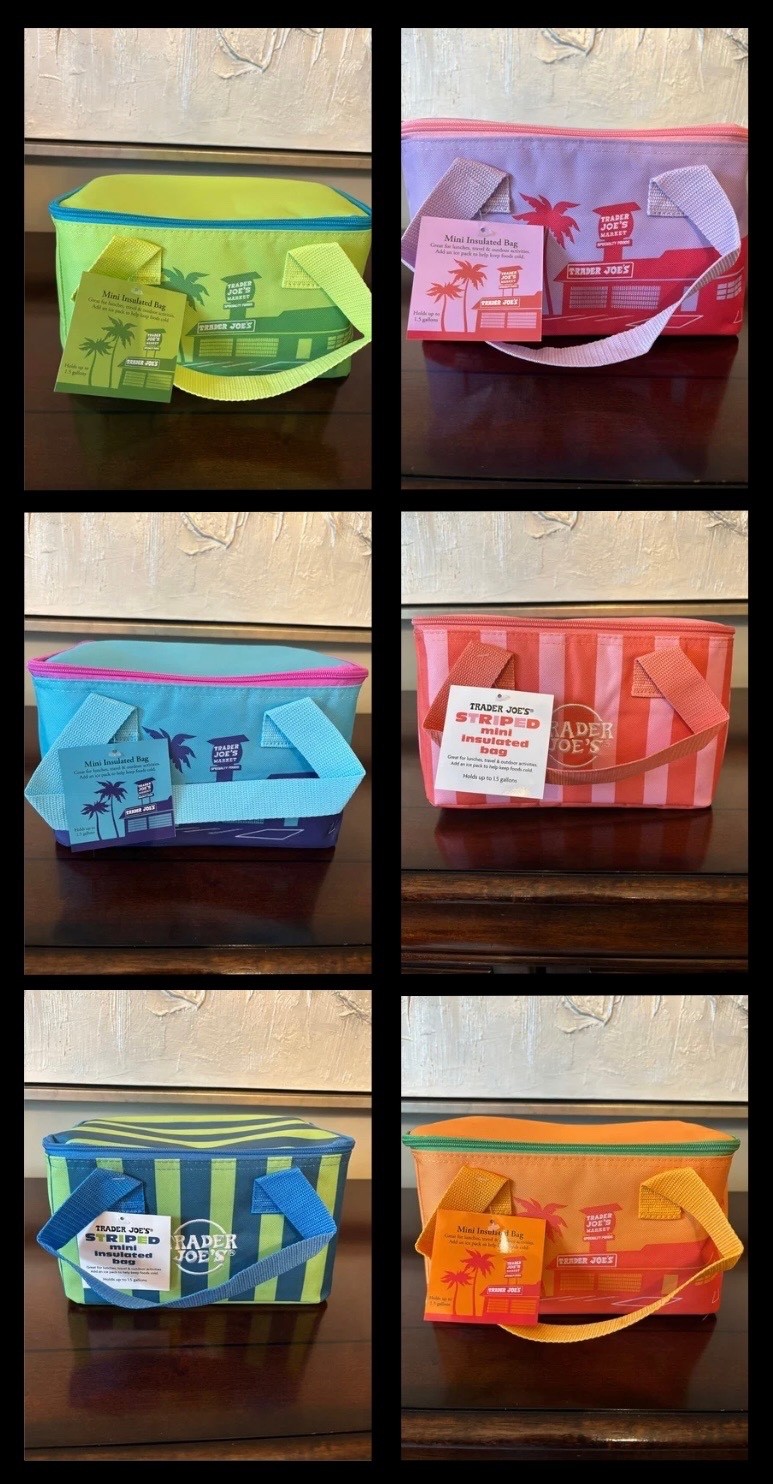 2026 Limited Edition Trader Joes Mini Insulated Bags - Choose Your Color gallery