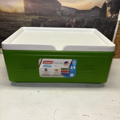 Coleman Party Stacker Cooler model 6225 Coleman 24 Can Cooler Green