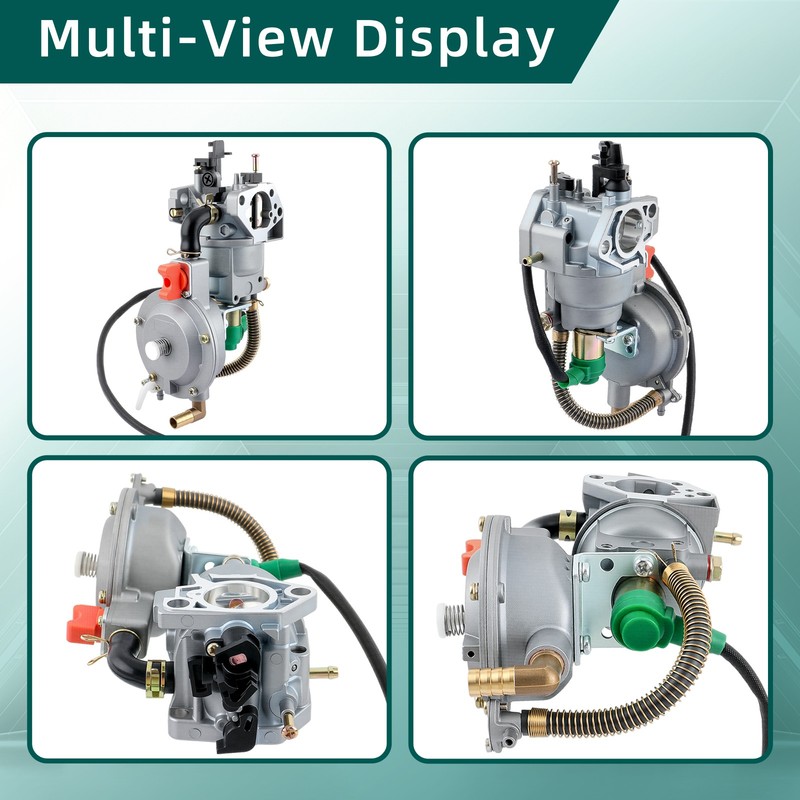 Dual Fuel LPG / NG Conversion Carburetor Kit For 4.5 KW to 10 KW Generators gallery