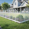 No Dig White Vinyl Fence Panel Kit - 2.5ft H x 4.7ft W, DIY Garden Border gallery