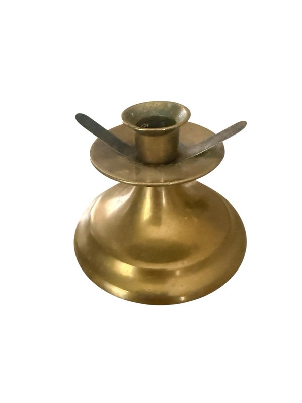 Vintage 1960’s Solid Brass Candle Holders Set Home, Decor, Kitchen Counter gallery