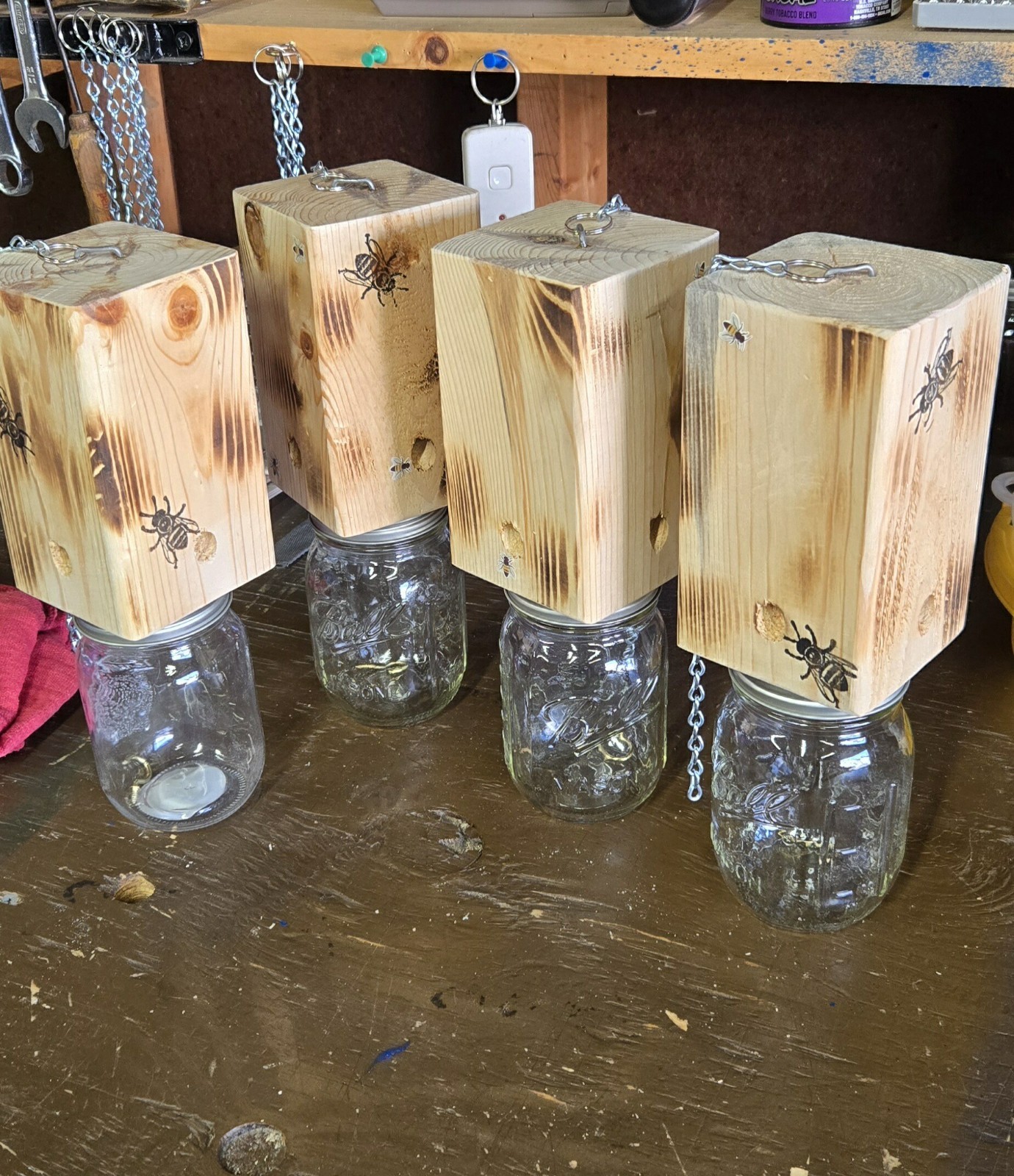 CARPENTER 'BORE' BEE TRAPS THAT WORK! gallery