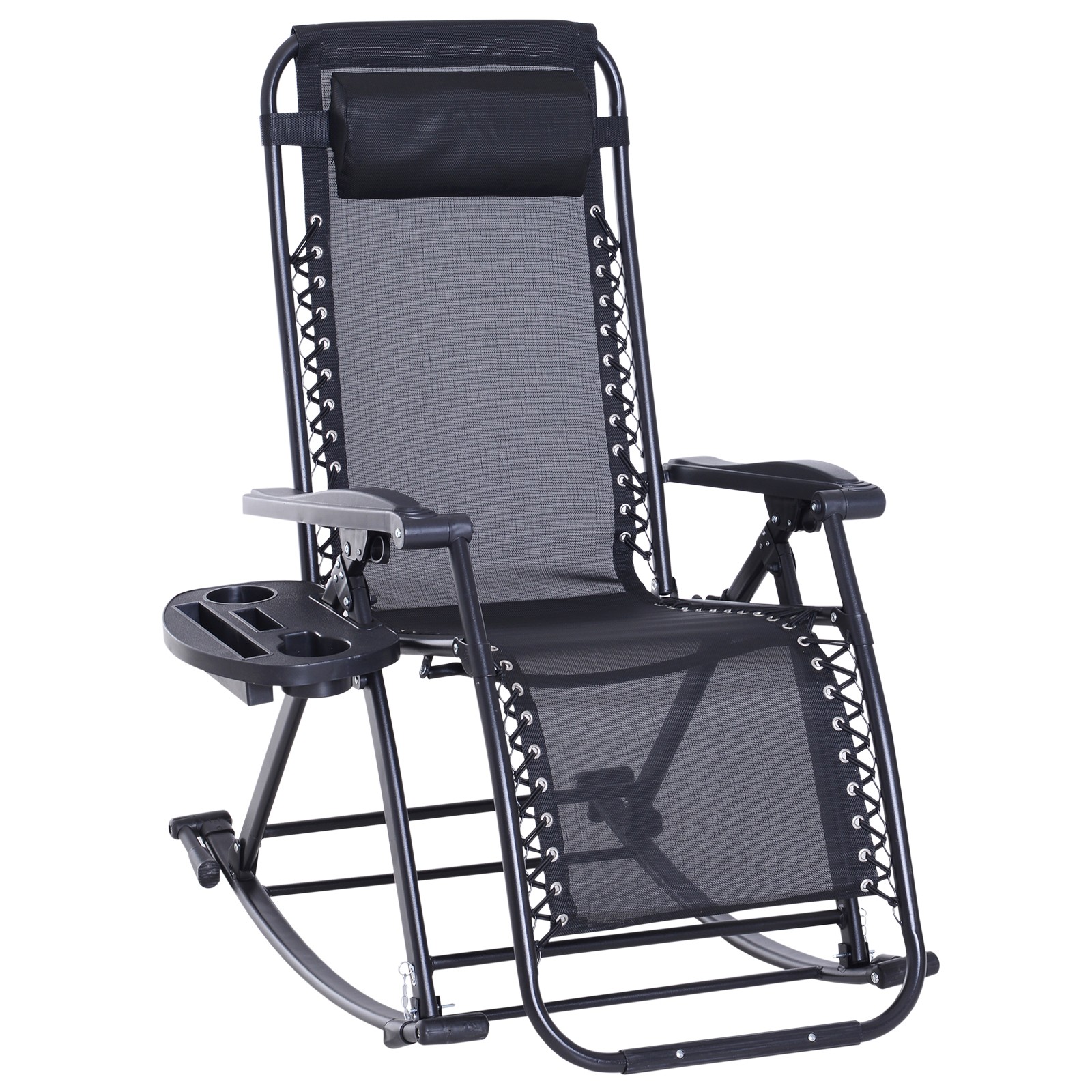 Zero Gravity Recliner Lounge Chair Patio Rocker Home Outdoor Napping Cup Holder gallery