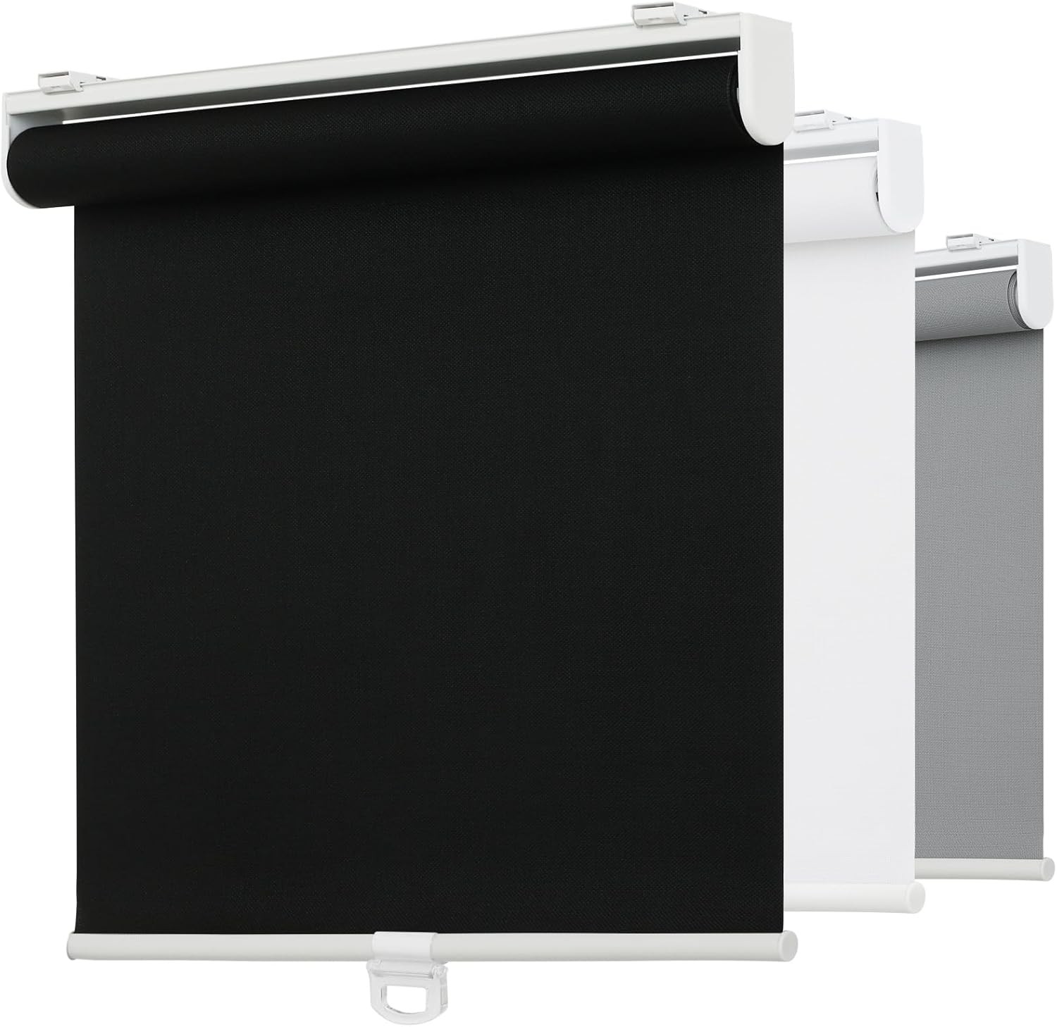 Cordless 5% Openness View Roller Shades for Indoor Windows,Solar Screen Flame gallery