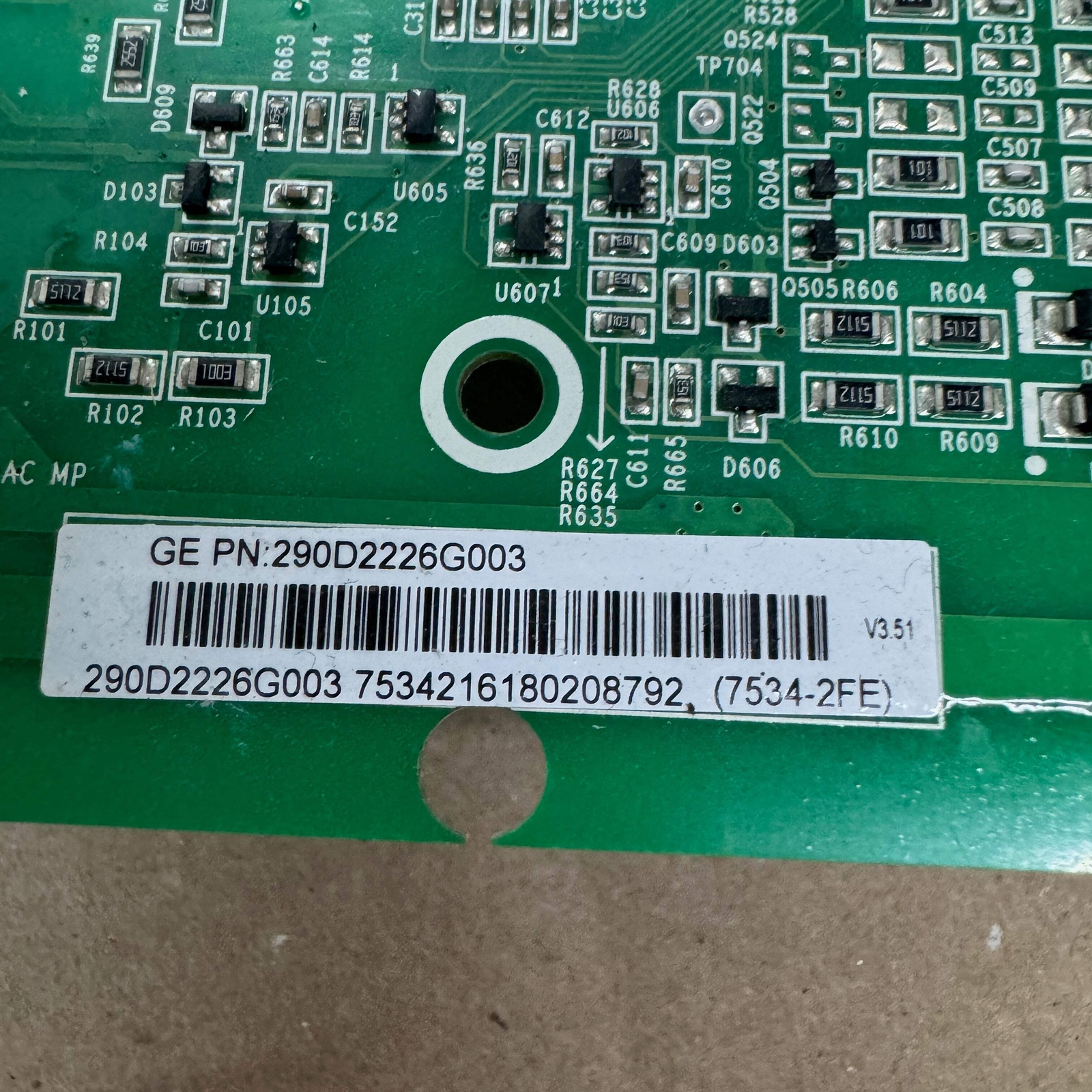 GE Washer Electronic Control Board WH18X28174 290D2226G003 gallery