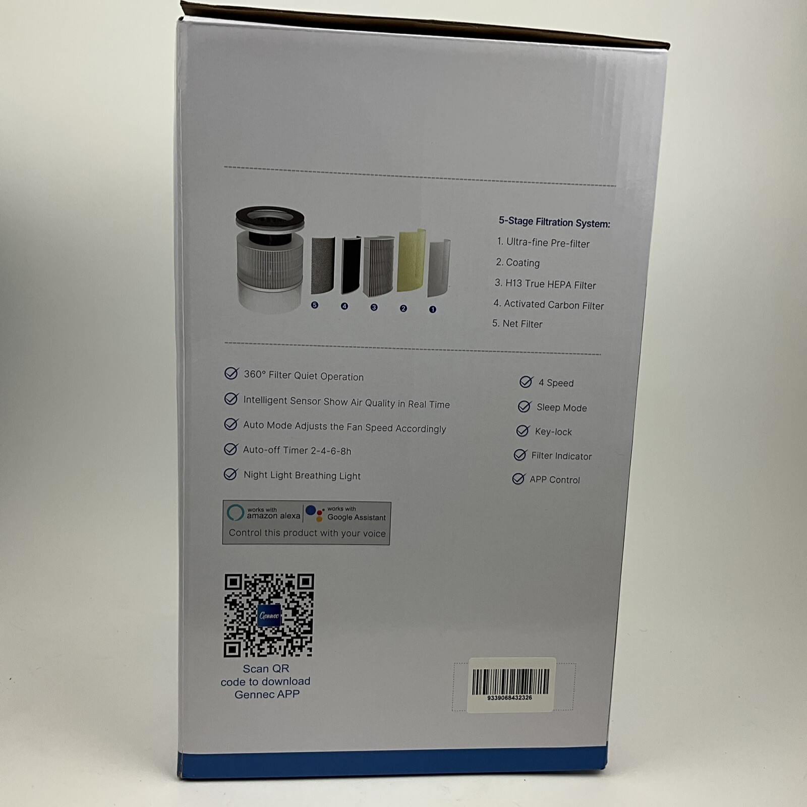 Powerful RENPHO HEPA Air Purifier: Clean Air for 600 Sq.ft Black READ gallery