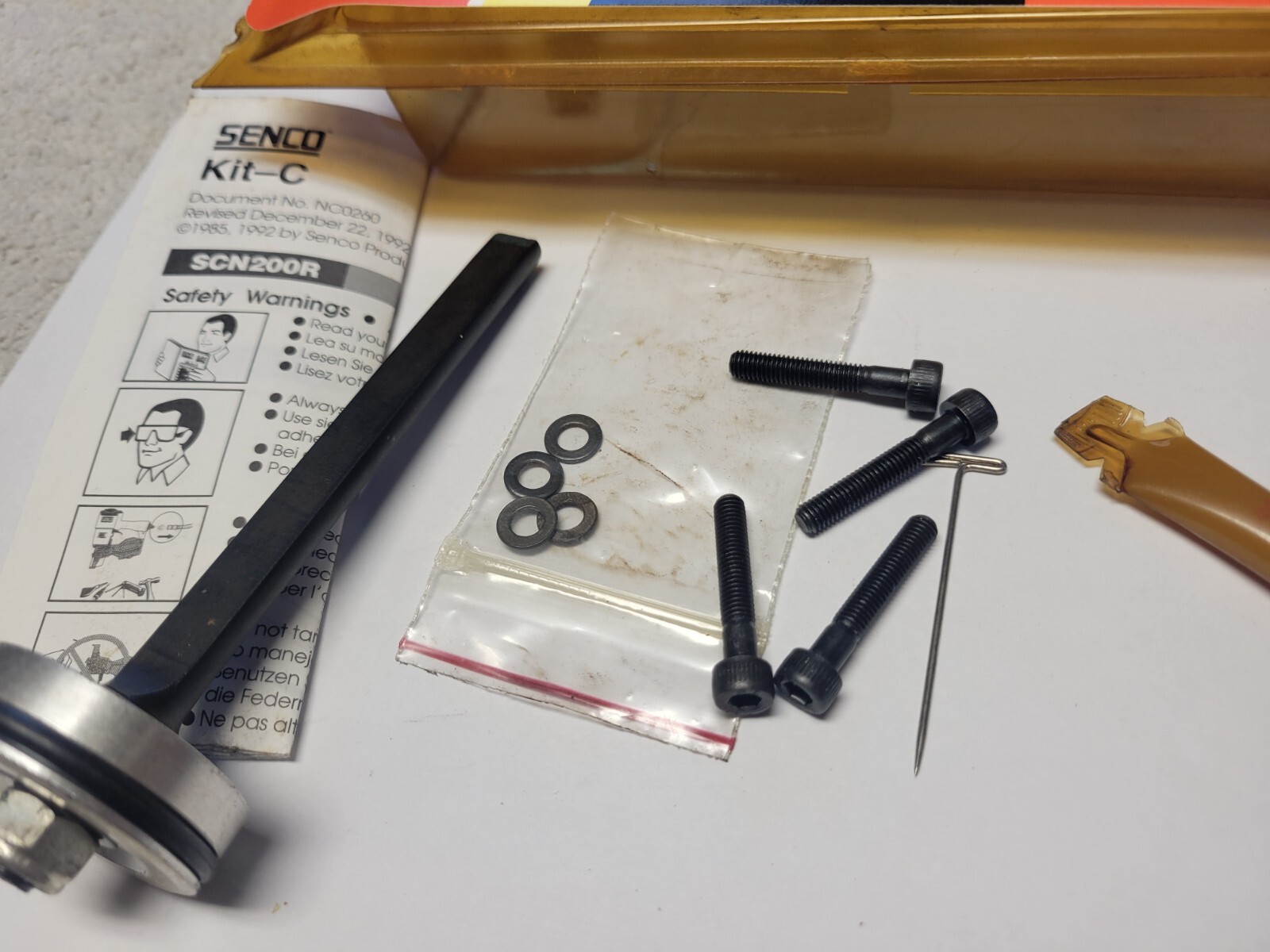SENCO YK0088 OEM Driver Repair Kit C For SCN200R Roof Coil Nailer -New Old Stock gallery