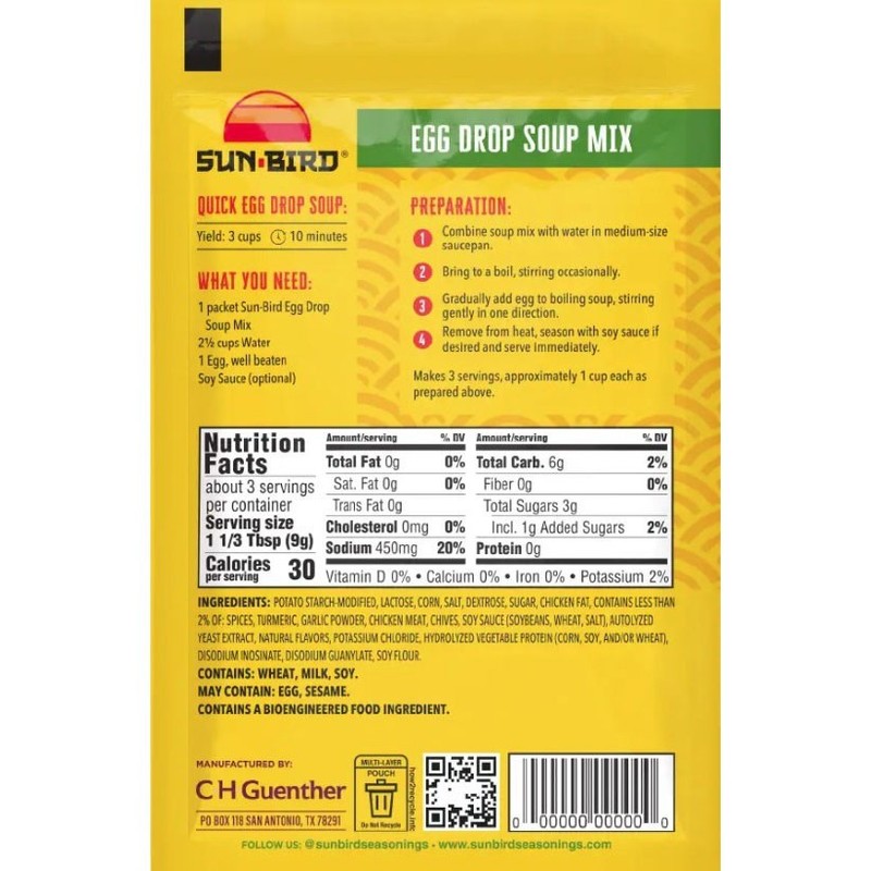 SunBird Egg Drop Soup Mix gallery