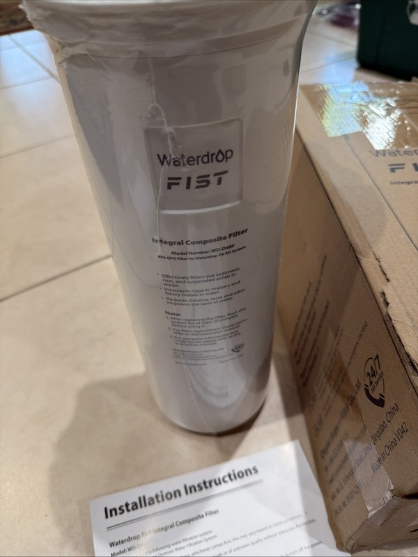 Waterdrop WD-D6RF Filter, Replacement for WD-D6-B Reverse Osmosis System NEW gallery