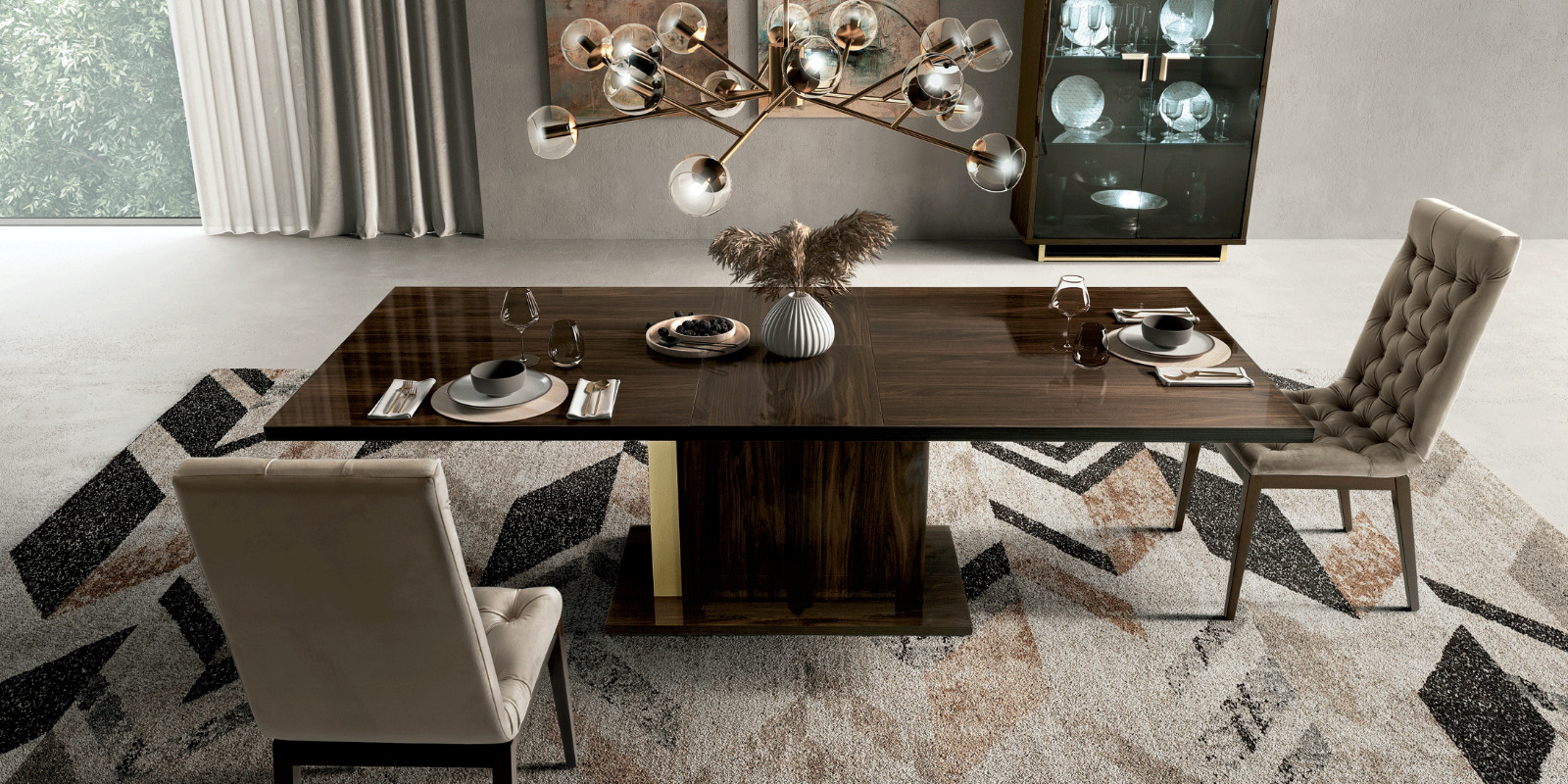 ESF Volare 10 Piece Dining Room Set Made in Italy by Camelgroup Italy gallery