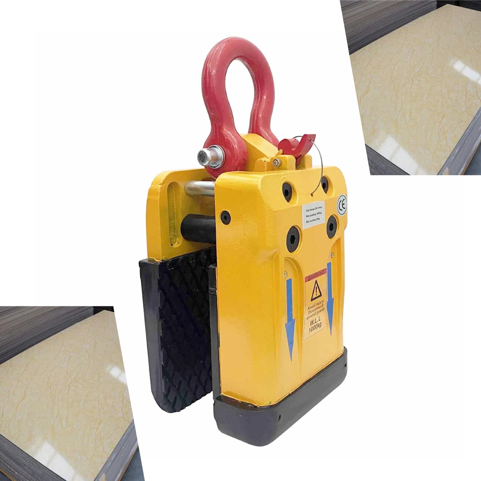 Stone Plate Clamp Hoist Granite Marble Lifting Hoist Hanging Tool 50kg-1000kg gallery