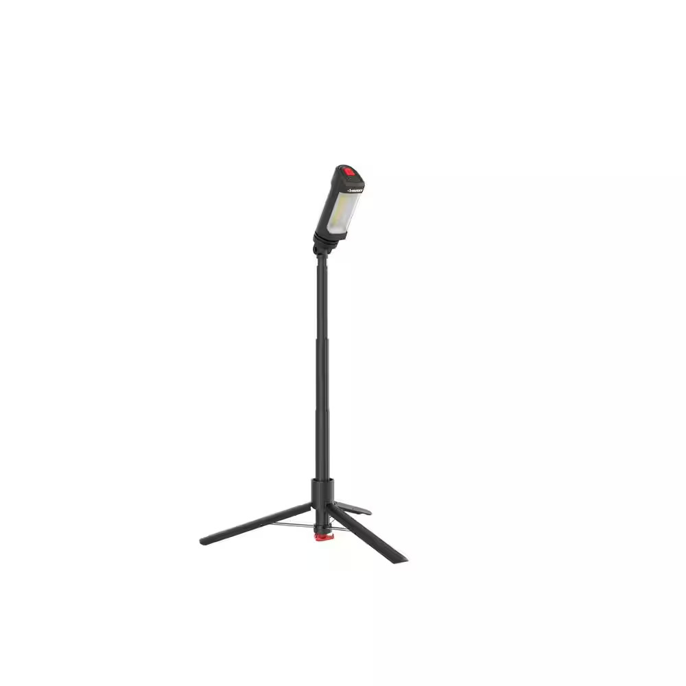 Husky 800 Lumen LED Rechargeable Work Light Detachable Magnetic Tripod IPX5 gallery