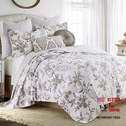 Pisa Reversible King/Cal King Quilt Set (106x92in) with 2 Pillow Quilt King gallery