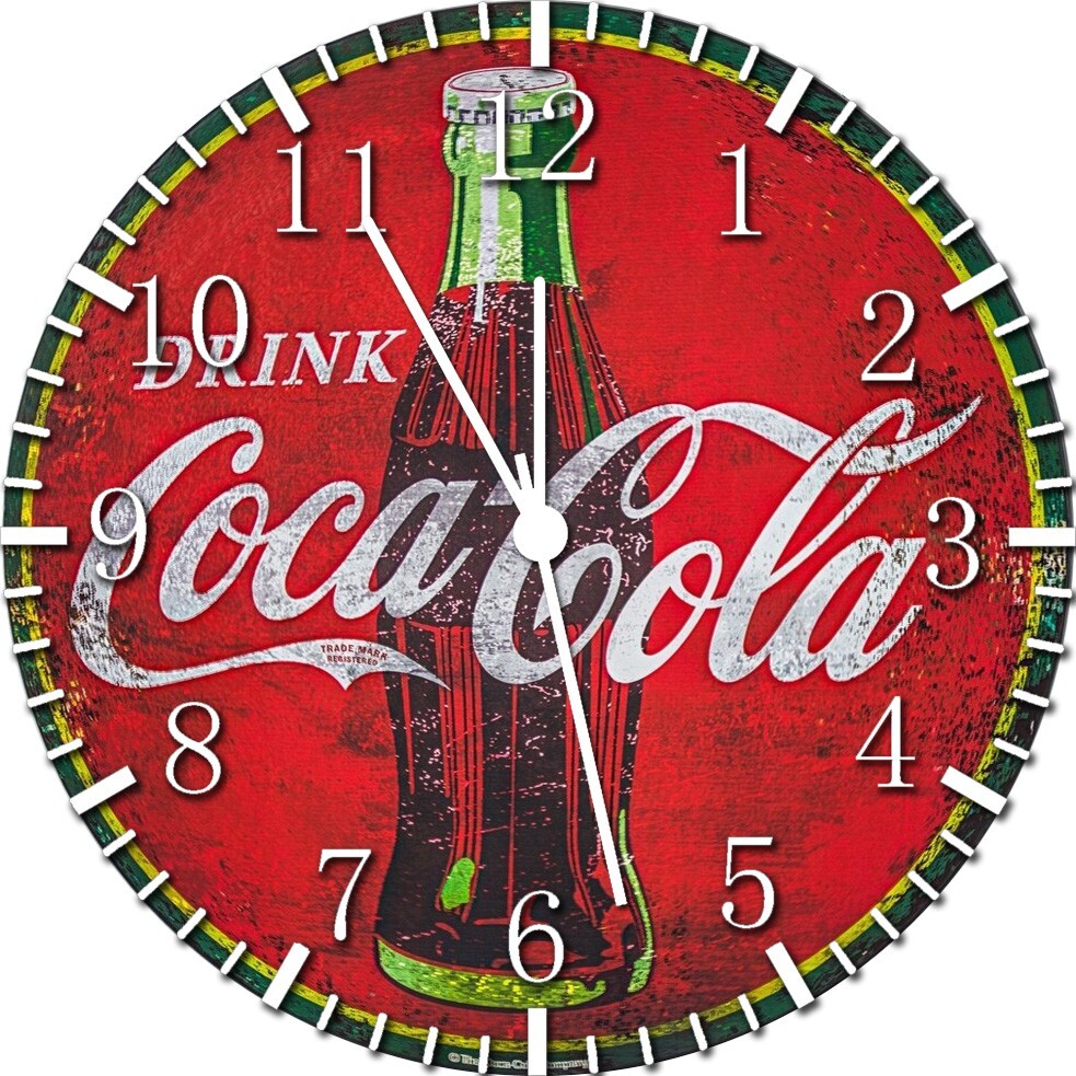 Coca-Cola Wall Clock G171 Personalized option with adding names gallery