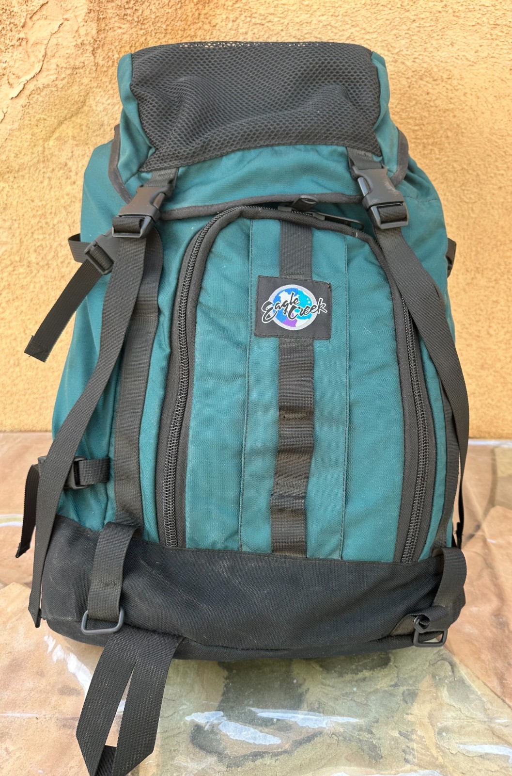 Vtg. 1990's Eagle Creek Backpack  Internal Frame Drawstring Top Load New Unused 5