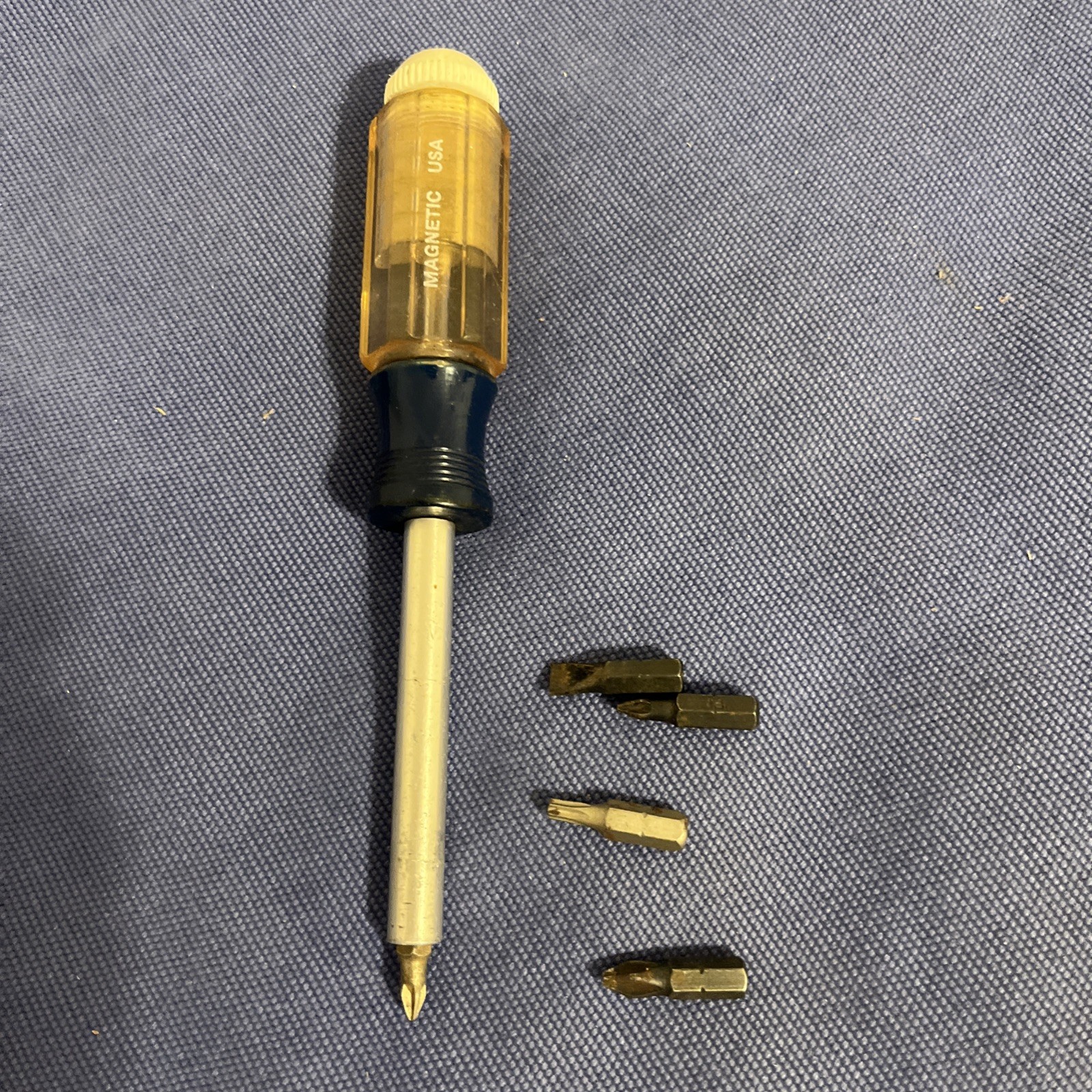 Craftsman 1/4" Bit Driver Magnetic Screwdriver 41467 WF + 5 Bits USA gallery
