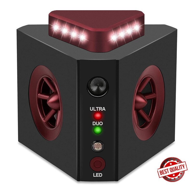 Plug-in Rodent Repellent Ultrasonic 4-in-1 Pest Repeller Mouse Blocker Rat Deter gallery
