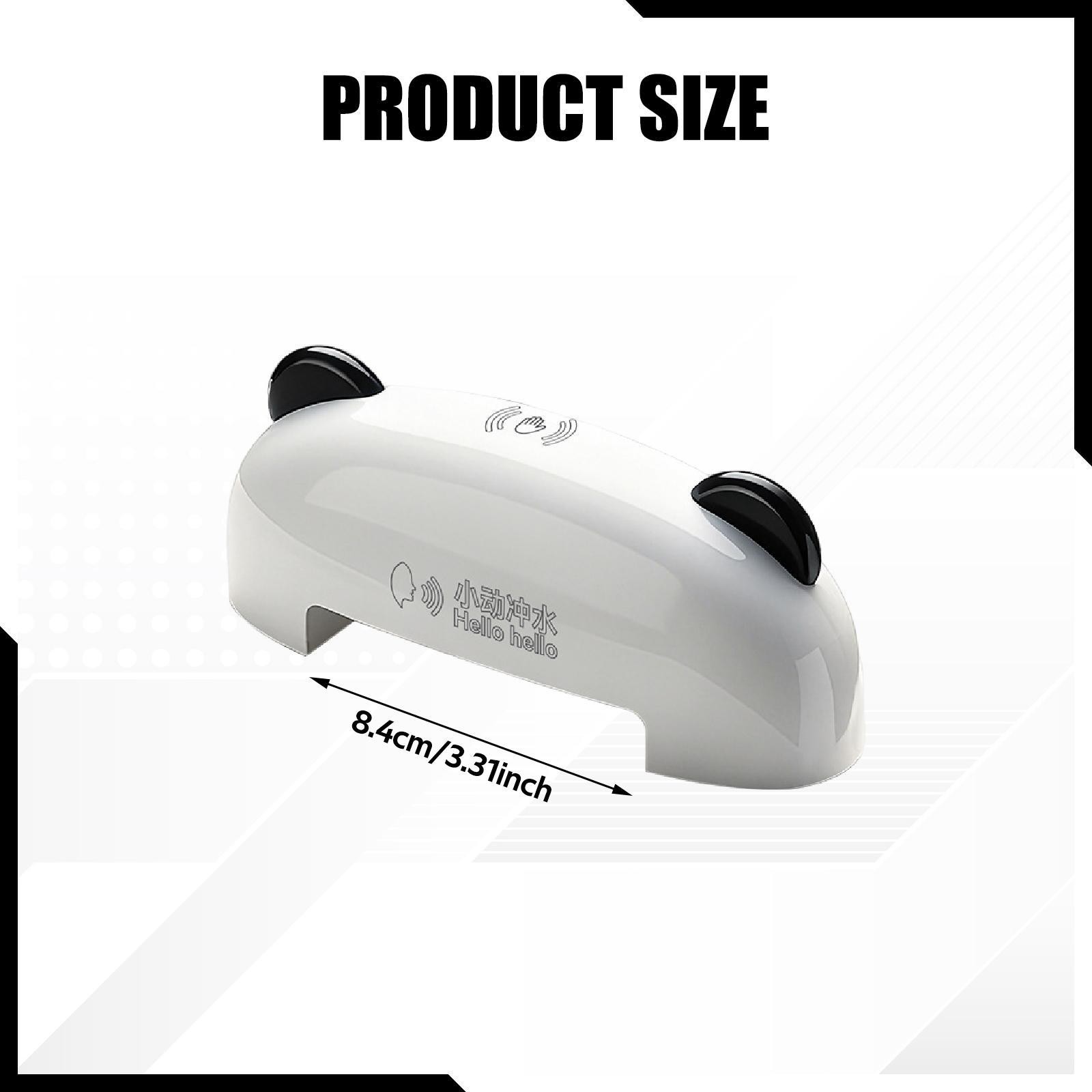 Voice Control Automatic Toilet Flushing Device Waterproof Sticky Installation gallery