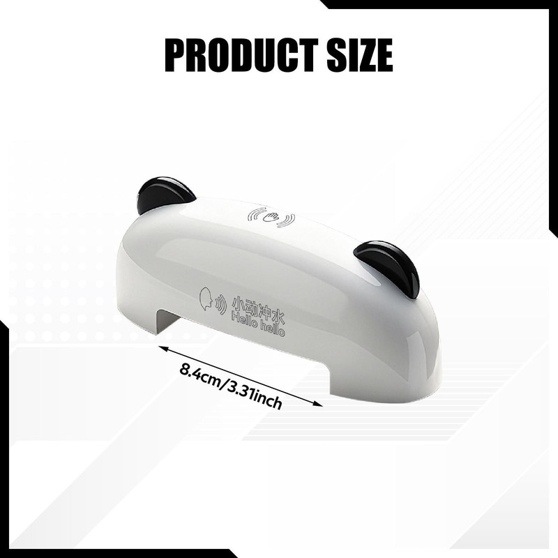 Voice Control Automatic Toilet Flushing Device Waterproof Sticky Installation gallery