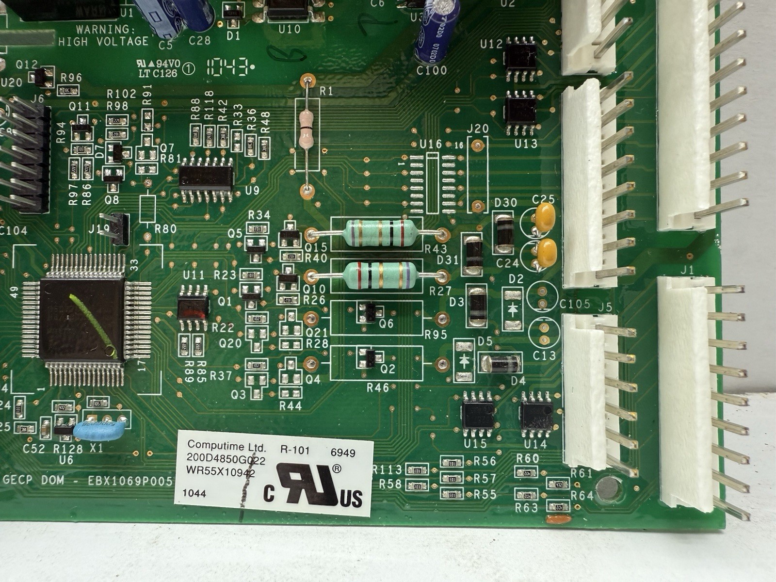 GE Refrigerator Main Control Board - Part Number 200D4850G022 WR55X10942 gallery