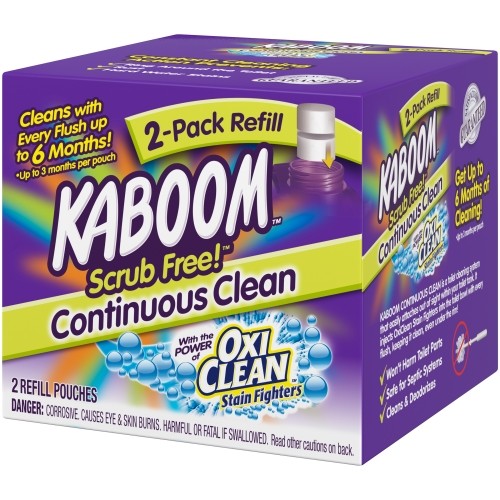 Kaboom Scrub Free Toilet Cleaner Refill, 2-Count gallery