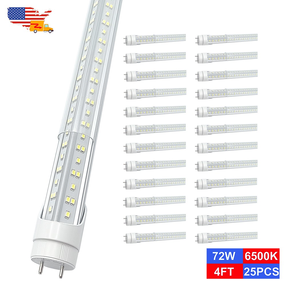 G13 Bi-Pin 4Ft Led Replacement Fluorescent Tubes 72W 7200Lm 85-277V Ballast-Free gallery