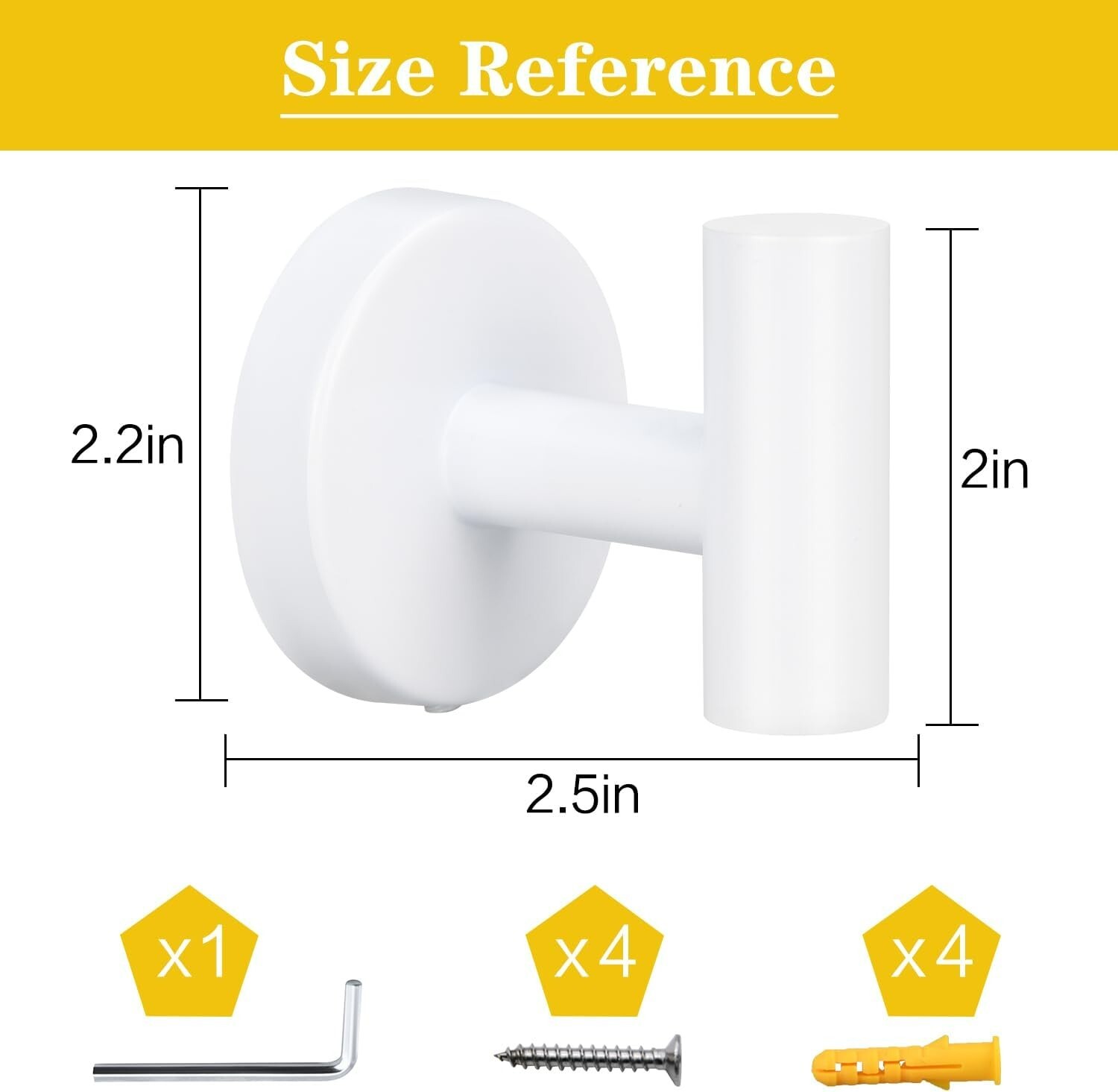 "Towel Hooks 2 Pack Robe Hook Bathroom Coat Hook Wall Mounted SUS304 Stainless.. gallery