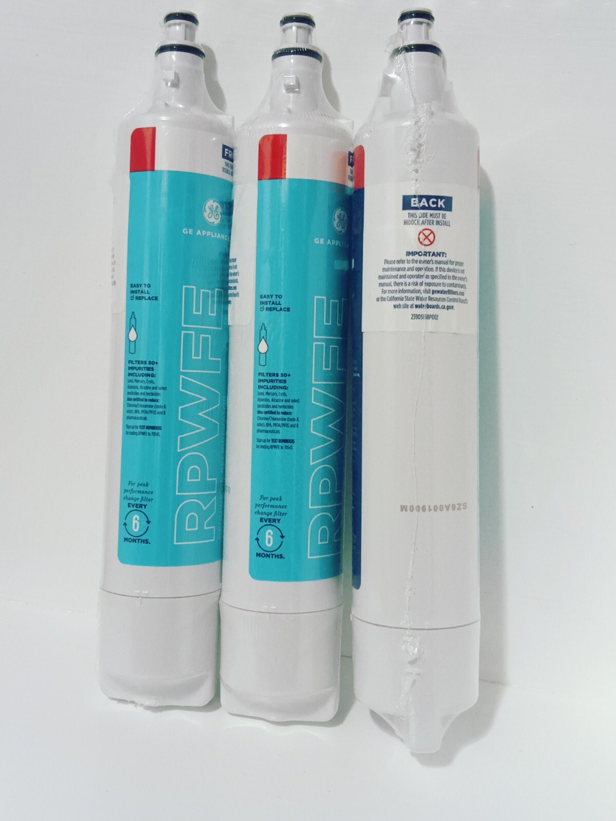 GE RPWFE RPWF Refrigerator Water Filter - 3 Pack (Read Description) gallery