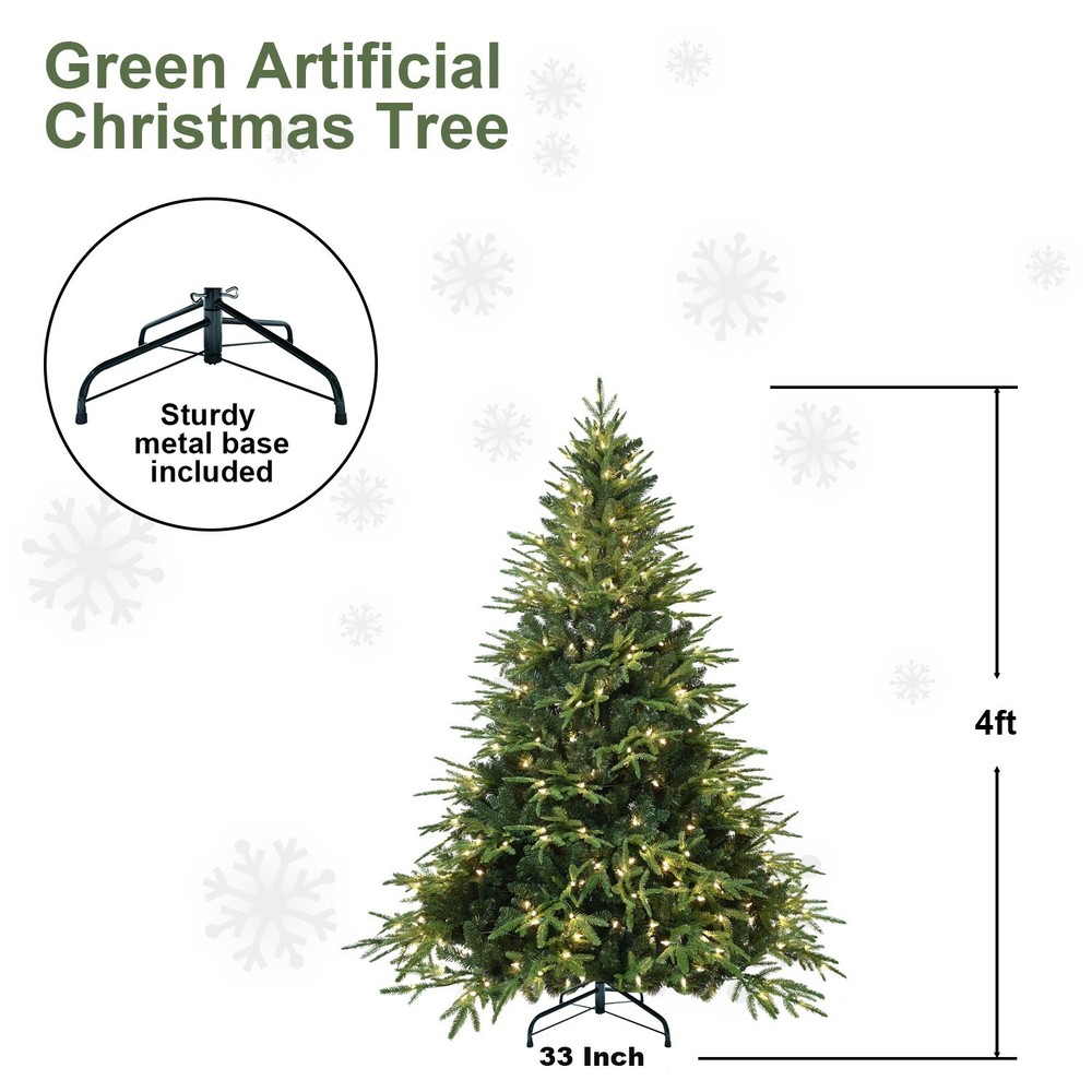 Prelit Artificial Christmas Tree "wizard hat" Design Xmas Tree For Home Office
