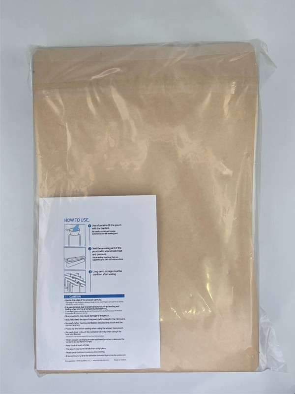 HPM GLOBAL Food Pouch 1 – 25 Pack | Eco-Friendly Kraft Bags | Made in Korea gallery