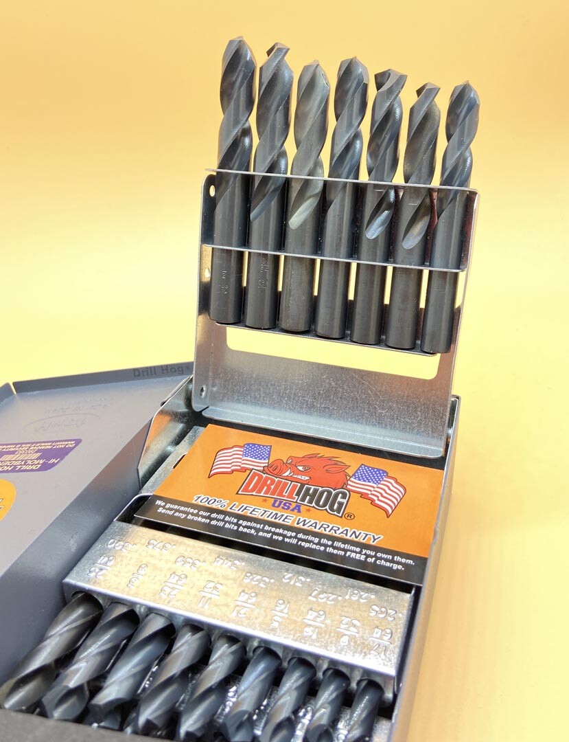 29 Pc Stub Length Drill Bit Set HI-Moly M7 Screw Machine Stubby Bit Drill Hog® gallery