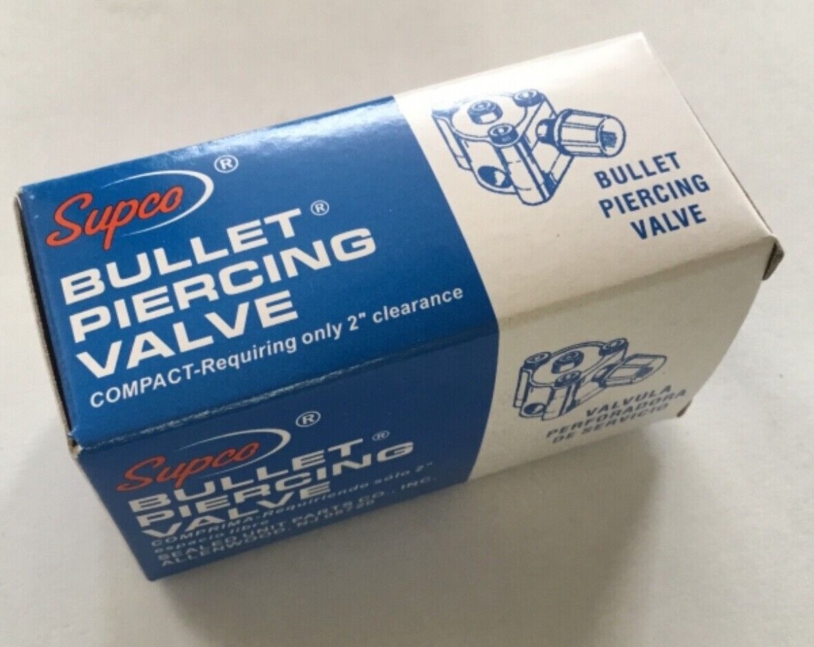 Genuine SUPCO BPV21 Bullet Piercing Valve fits 1/2" and 5/8" Tubing 2-n-1 Access gallery