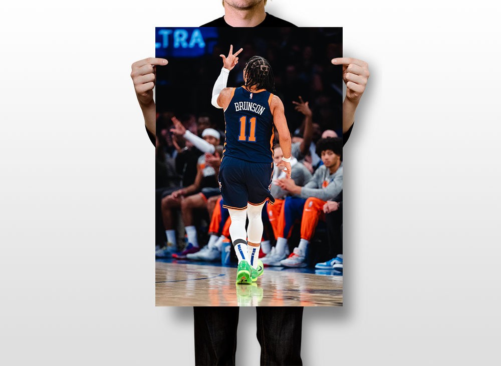 Jalen Brunson - NY Knicks Basketball Player - Playoff Final - POSTER 20"x30" gallery