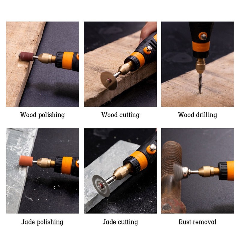 48PCS Abrasive Rotary Tool Accessories Grinding Sanding Cutting Polishing Set US gallery
