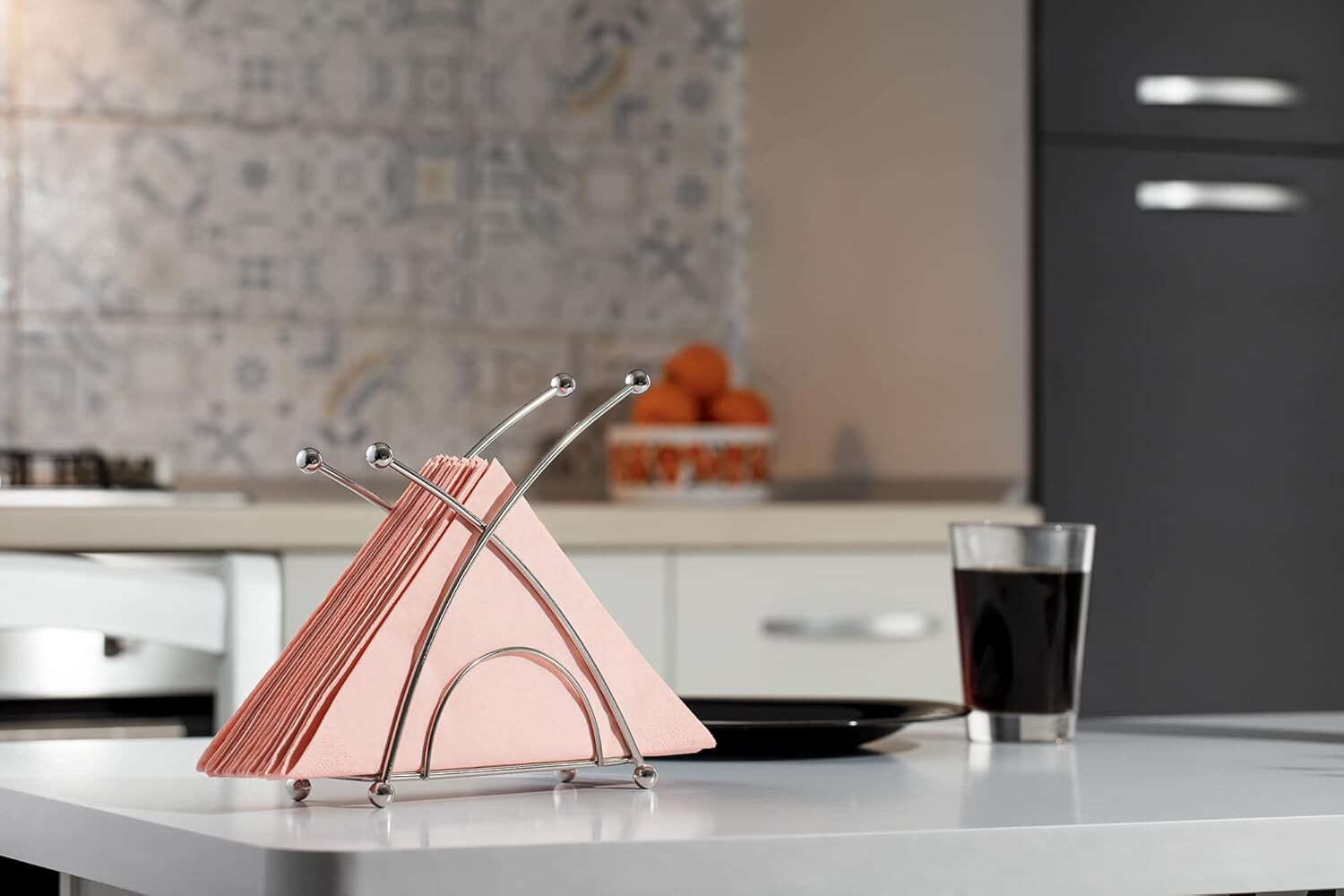 Stainless Steel Napkin Holder for Tables Holders for Kitchen Cocktail Modern gallery