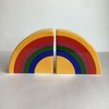 Ban.do Ceramic Rainbow Bookends Set Of 2 Multicolor Yellow Bright Modern Kids gallery