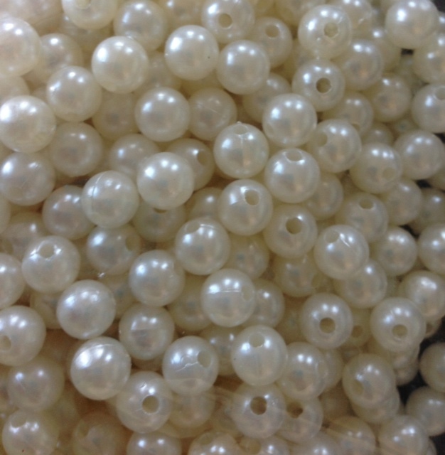 3 LBS X PEARL BEAD IVORY Round Centerpiece Vase Filler wedding 10mm 14mm 18mm gallery