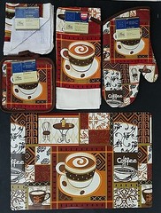 Kitchen Linen & Placemats Coffee Cappuccino Theme, Select: Item(s)
