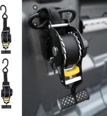 2 Pack Marine Retractable Transom Tie Down 1500lbs Boat Trailer Heavy Duty Strap