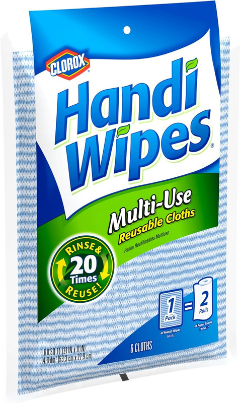 Clorox Handi Wipes Multi-Use Reusable Cloths 6 Count gallery