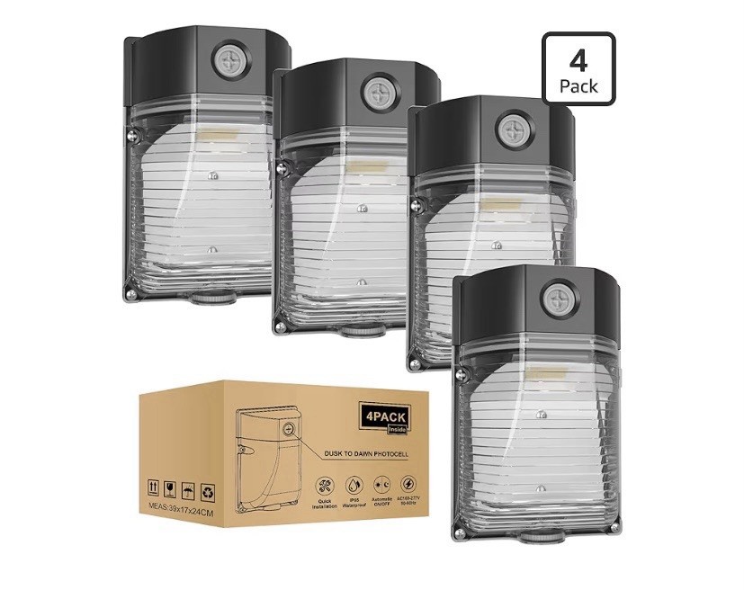 4PACK 30W 3600LM LED Wall Pack Lights with Dusk to Dawn Photocell gallery