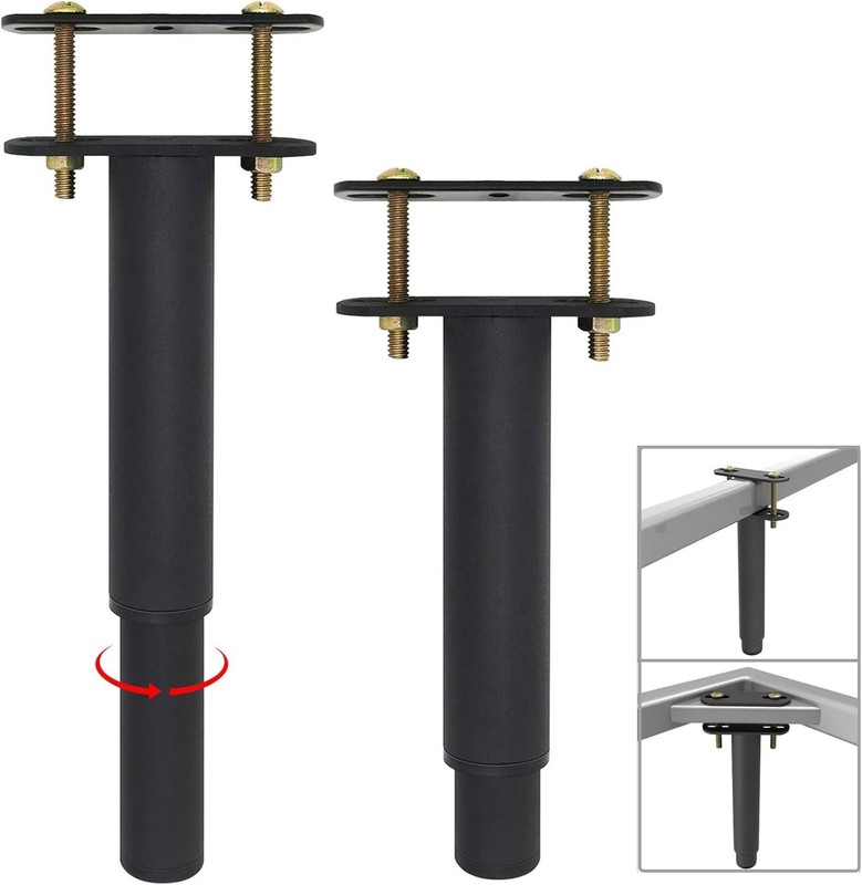 Bed Frame Center Support Legs Adjustable 10-17" Heavy Duty Slat Stabilizer 2PC gallery