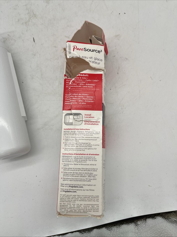 Frigidaire WF3CB Puresource3 Refrigerator Water Filter - White - (Pack of 1) gallery