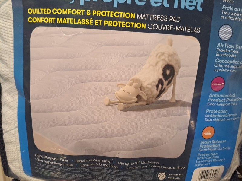 NEW Serta Sertapedic Cool, Fresh & Clean Quilted & Protection King Mattress Pad gallery