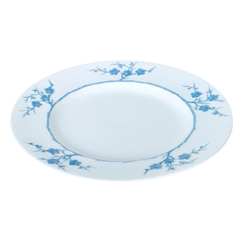 Spode Copeland GEISHA LIGHT BLUE Blanche de Chine Floral 7 7/8" Salad Plate MINT gallery