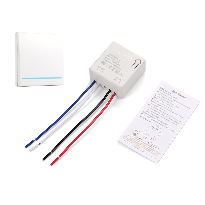 1 Set 433mhz Receiver Module Wireless Light Switch No Wiring Direct Installation gallery