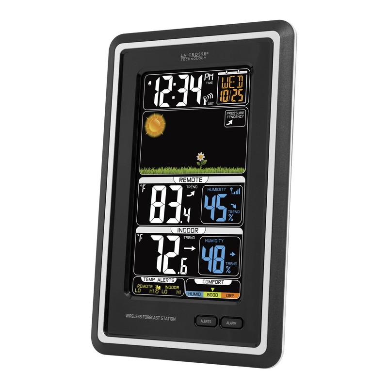 S88907 La Crosse Technology Wireless Color Weather Station TX141TH-BV3 Open Box gallery