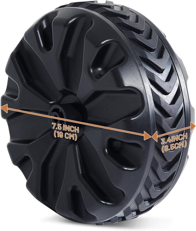 Genuine Timber Ridge Replacement Wheel, Plastic W/TPR Tread for Utility Wagon gallery